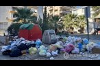 Toplanmayan çöpler tepkiye neden oldu