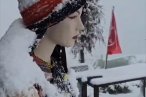 Kaçkarlar beyaz örtüyle kaplandı