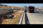 hafif ticari aracın çarptığı otomobil ters d...