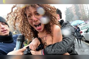 FEMEN'den olimpiyat protestosu