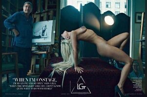 Lady Gaga'dan  18'lik pozlar!