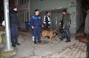 Bursa'da helikopterli  şafak operasyonu
