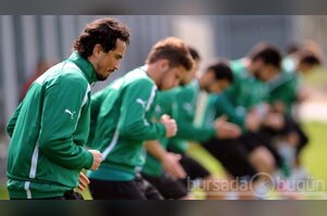 Bursaspor'da Harlem Shake dansıyla antrenman
