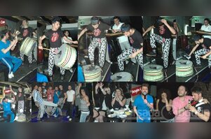 Pijama partisinde davulu bakın ne ile patlattı? İşte o anlar... ÖZEL HABER