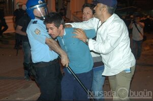 Bursa'da ortalık savaş alanına döndü