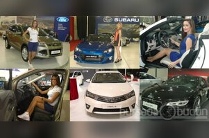 Bursa'da 'oto-manken' şov