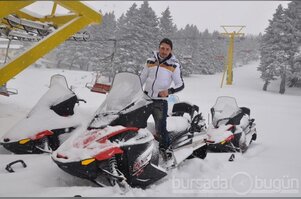 Uludağ'da kayak keyfi