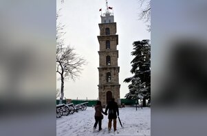 Bursa'dan kar manzaraları
