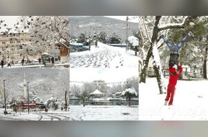 İşte Bursa'dan kartpostallık kar görüntüleri