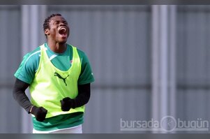 Bursaspor'da neşeli antrenman