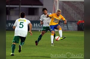 Bursaspor'dan keyifli prova!