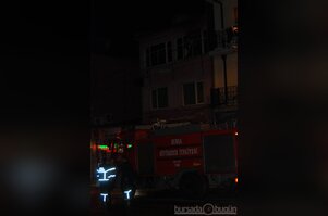 Bursa'da masaj salonunda korkutan yangın