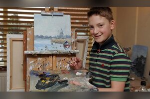 Mini Monet küçük yaşta servet kazandı