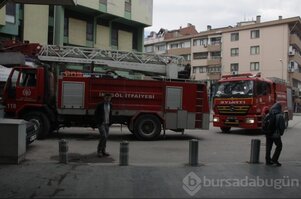 Çarşıda korkutan yangın!