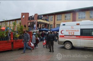 Bursa'da pazara dalan otomobil dehşet saçtı