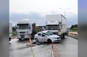 Bursa'da feci kaza!