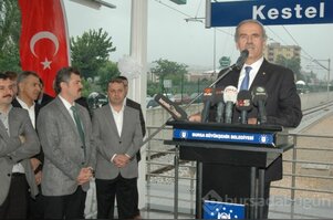 BursaRay Kestel Hattı açıldı