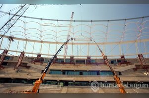 Timsah Arena'da çalışmalar hız kazandı