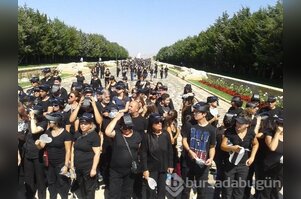 Anıtkabir'de dev Atatürk portresi hazırlığı