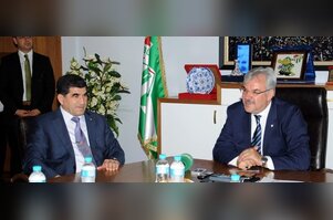 Emniyet müdürü Durmuşlar'dan Bursaspor'a ziyaret