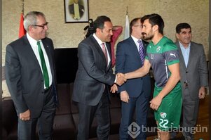 Bursaspor'da coşku dolu Bayramlaşma