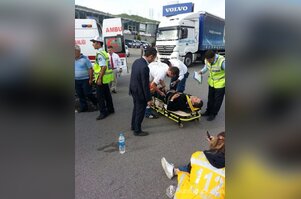 Bursa'da ucuz atlatılan feci kaza!