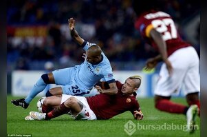 Manchester City Roma'yı yaktı!