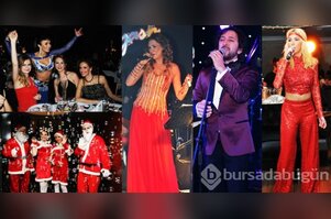 Bursalılar 2015'e böyle girdi...
