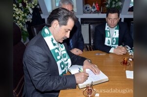 Bakan Çelik'ten Bursaspor'a ziyaret