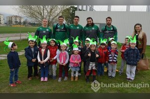 Özlüce Anaokulu öğrencilerinin Bursaspor coşkusu!