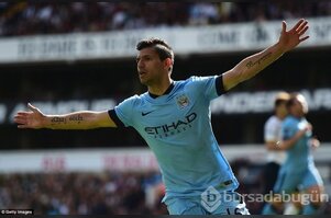 Manchester City'i Sergio Aguero sırtladı!