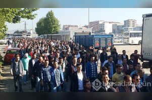 Bursa'da büyük eylem! İşçiler ayaklandı!