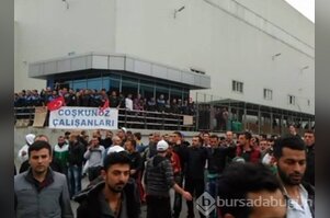 Bursa'daki metal direnişinden 'o' anlar...