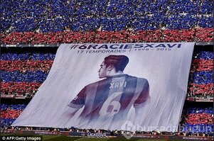 Xavi gözyaşları içinde Barça'ya veda etti!