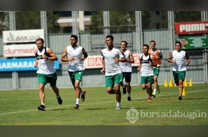 Bursaspor hazırlıklarının ilk etabını tamamladı