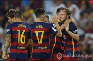 Barcelona'ya Roma hafif geldi!