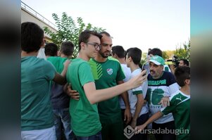 Özlüce'de Bursaspor coşkusu!