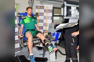 Bursaspor cybex testinden geçti