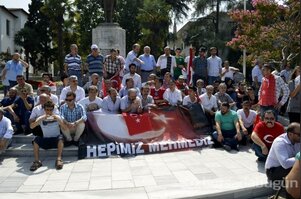 Bursa'da teröre tepki yürüyüşü düzenlendi
