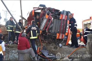 Bursa'da trafik kazası: 1 ölü, 1 yaralı	
