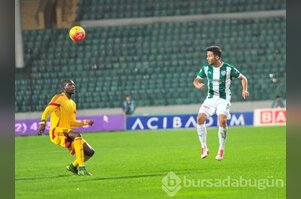 Bursaspor-Kayserispor maçından kareler