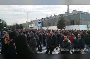 Bursa'da metal emekçileri asgari ücret farkını istiyor!