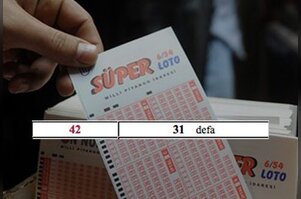 Süper Loto bu rakamlara çıkıyor
