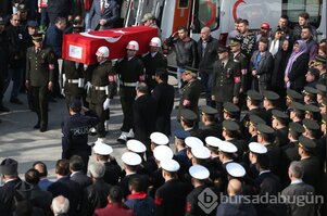 Bursa şehidini sonsuzluğa uğurladı!