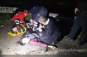 Bursa'da faciadan dönüldü! Dereye düşen 4 kişi kurtarıldı
