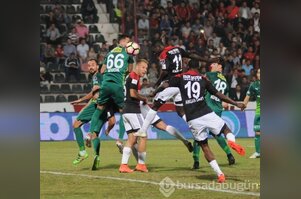 Gaziantepspor - Bursaspor maçından kareler
