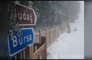 Kar Bursa'da yüzünü gösterdi!