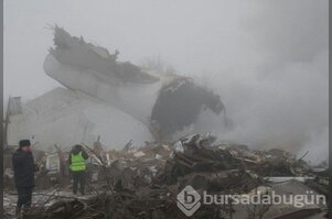 Türk kargo uçağı Bişkek'te düştü!
