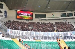 Bursaspor - Beşiktaş maçından kareler