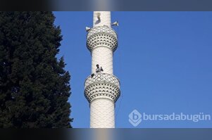 Bursa'da pompalı tüfekle minareye çıktı, ateş açtı